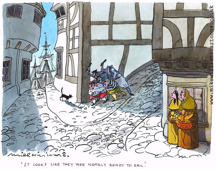 Ready to Sail cartoon by Mike Williams